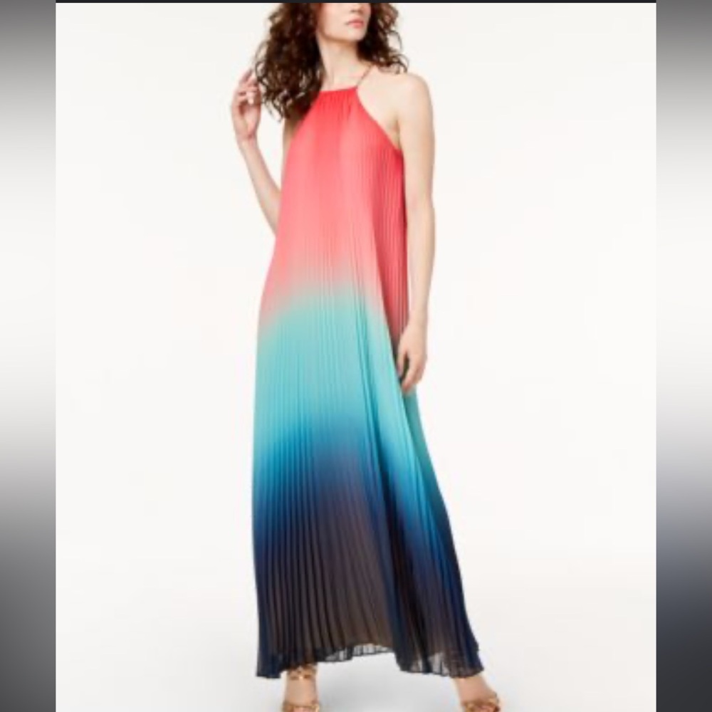 Trina Turk Elegant Ombre Maxi Dress